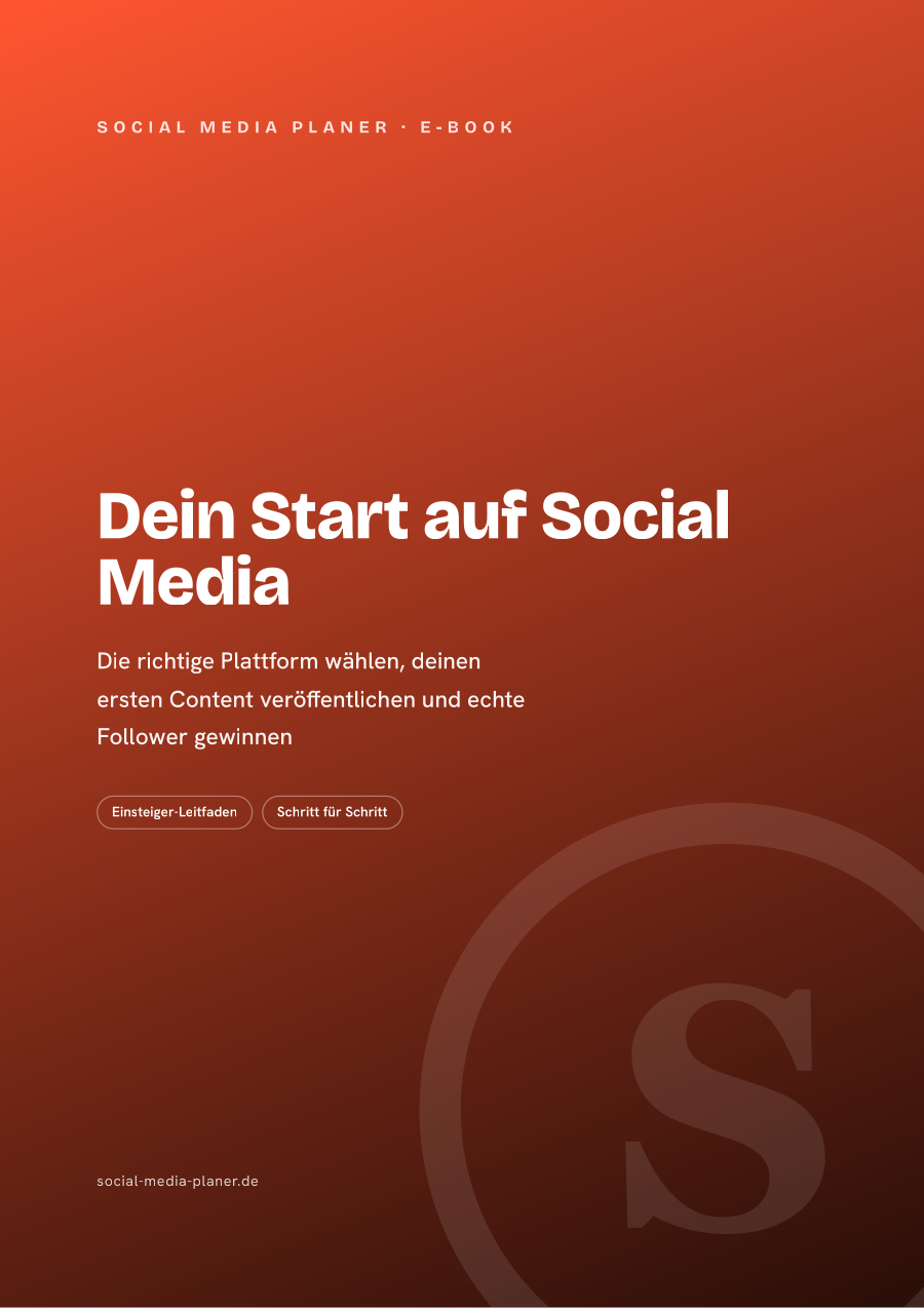 Dein Start auf Social Media – E-Book-Cover (Social Media)