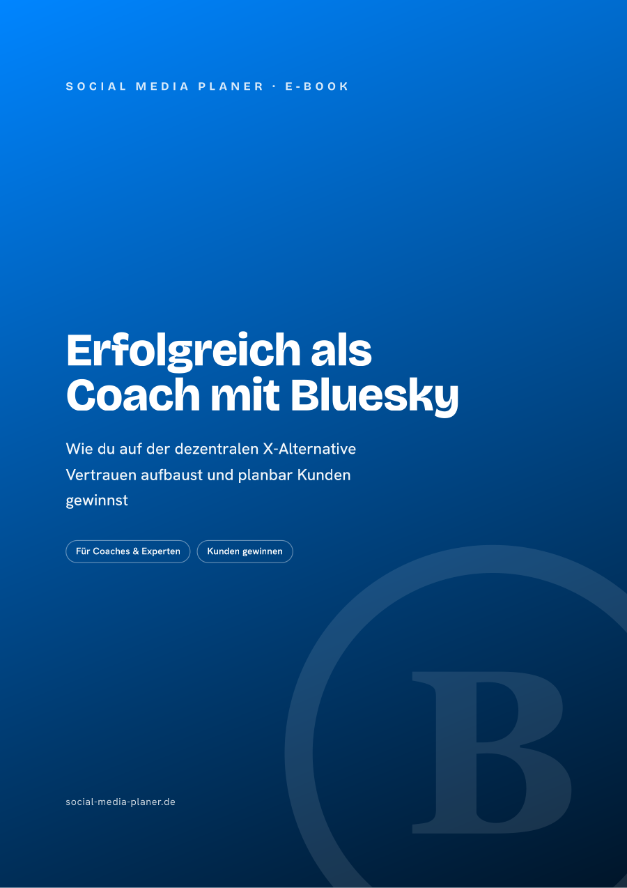 Erfolgreich als Coach mit Bluesky – E-Book-Cover (Bluesky)