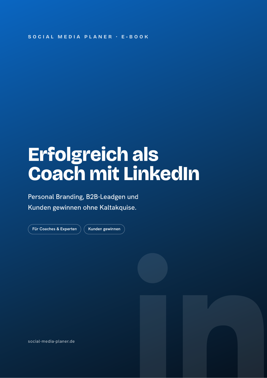 Erfolgreich als Coach mit LinkedIn – E-Book-Cover (LinkedIn)