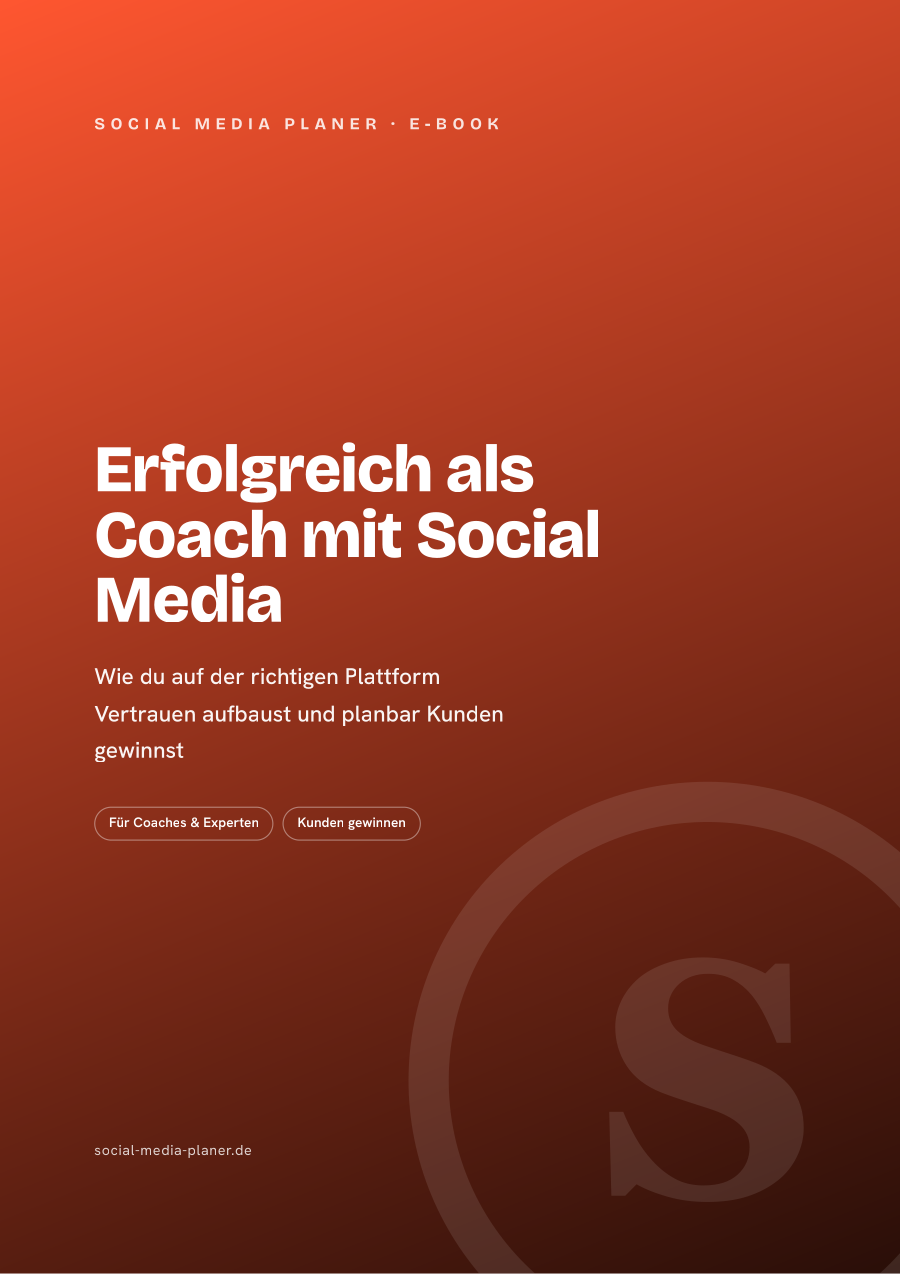 Erfolgreich als Coach mit Social Media – E-Book-Cover (Social Media)