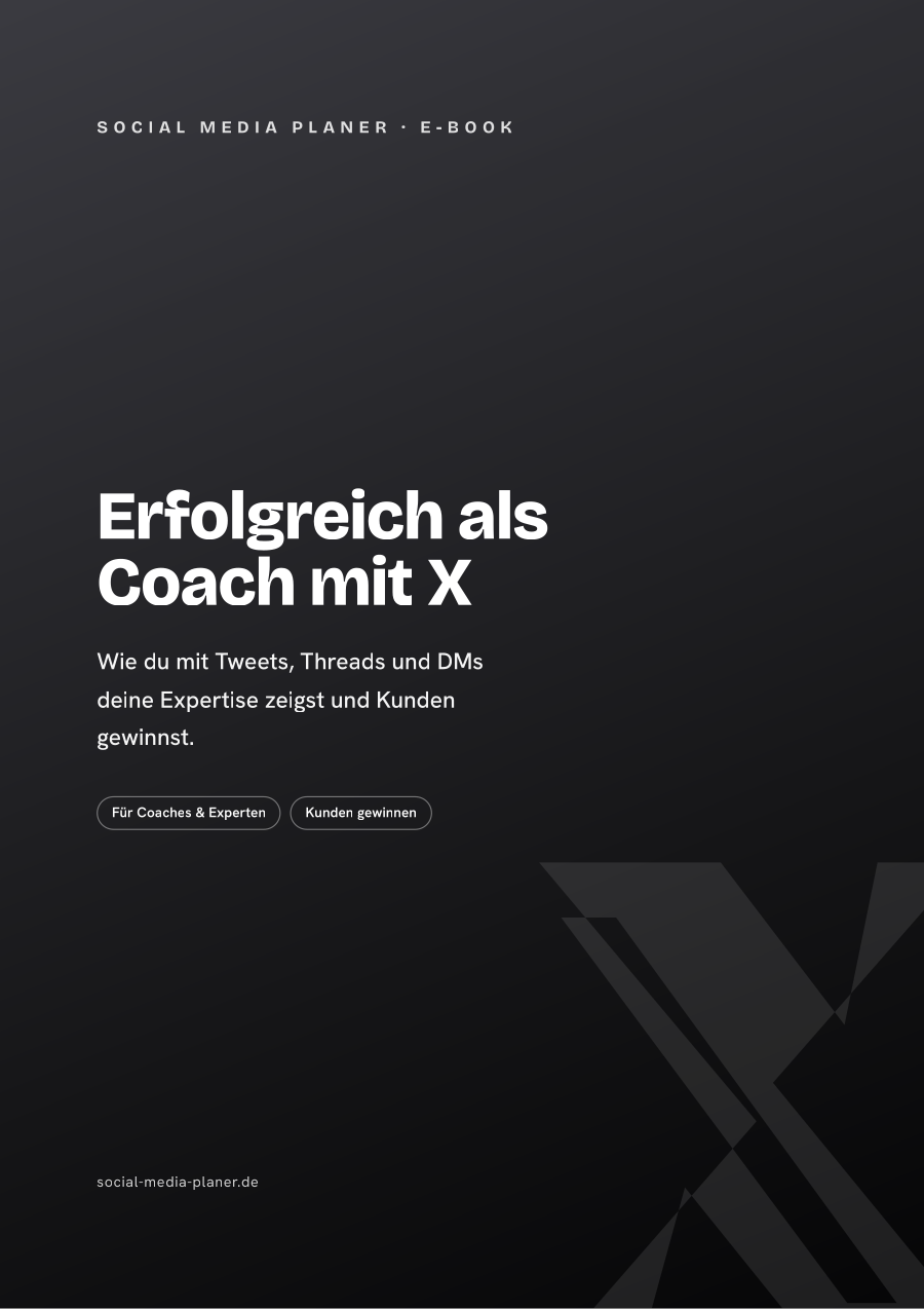 Erfolgreich als Coach mit X – E-Book-Cover (X)