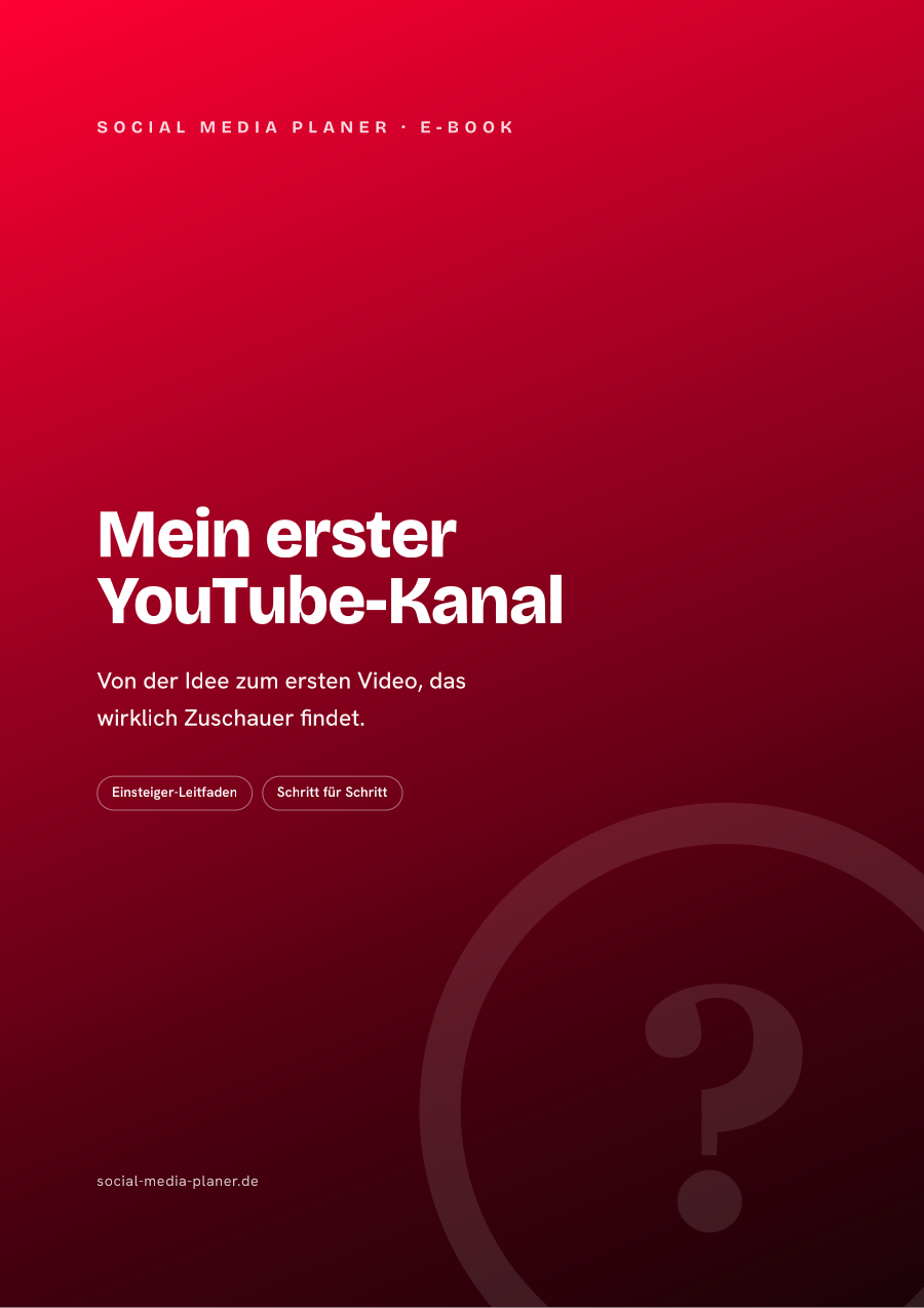Mein erster YouTube-Kanal – E-Book-Cover (YouTube)