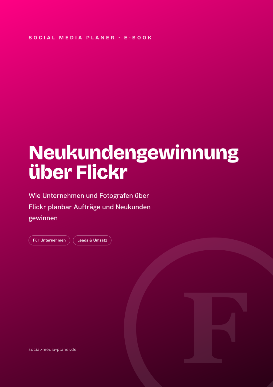 Neukundengewinnung über Flickr – E-Book-Cover (Flickr)