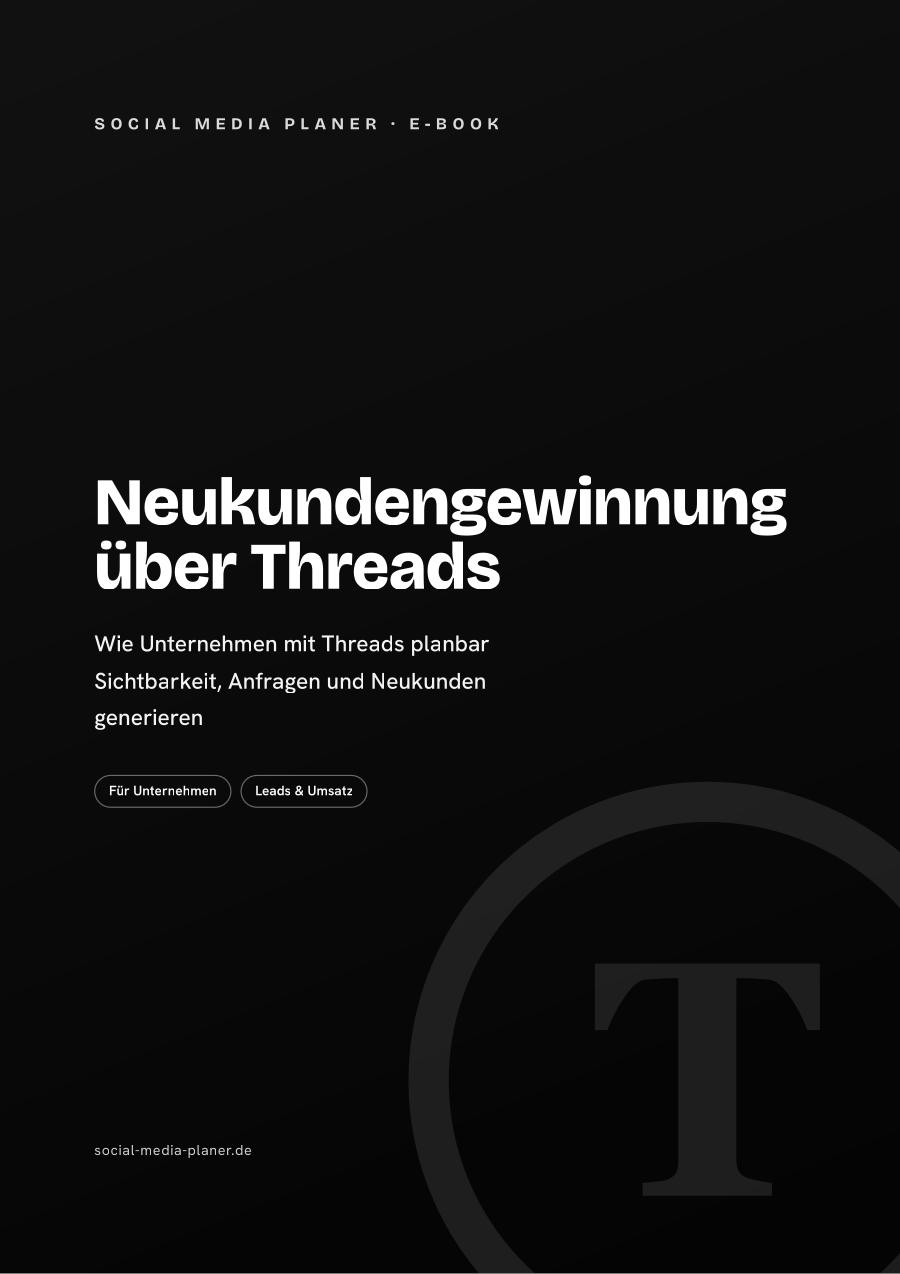 Neukundengewinnung über Threads – E-Book-Cover (Threads)
