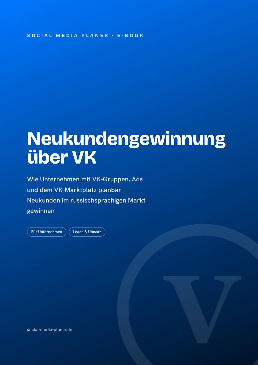 Neukundengewinnung über VK – E-Book-Cover (VK)