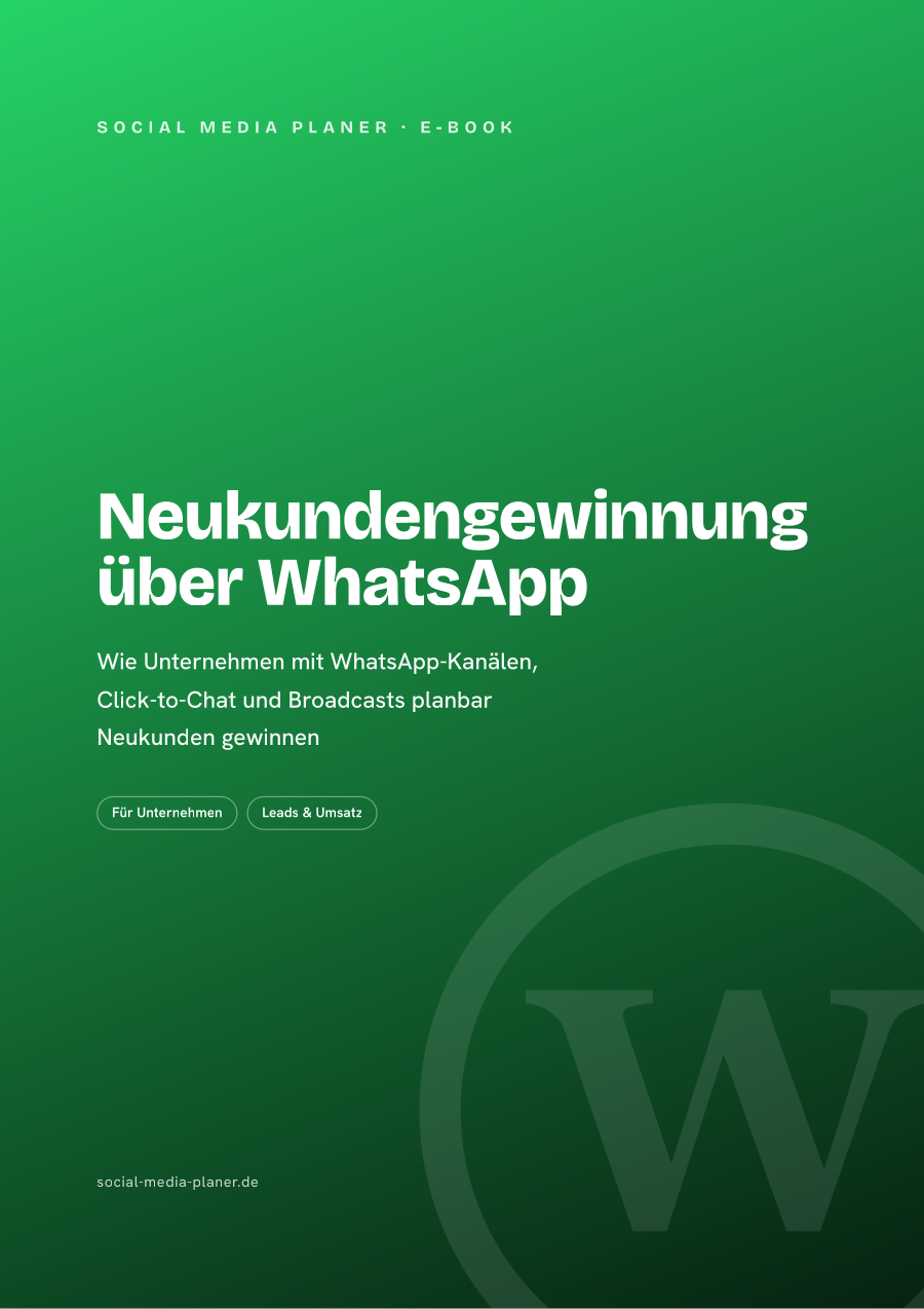 Neukundengewinnung über WhatsApp – E-Book-Cover (WhatsApp)