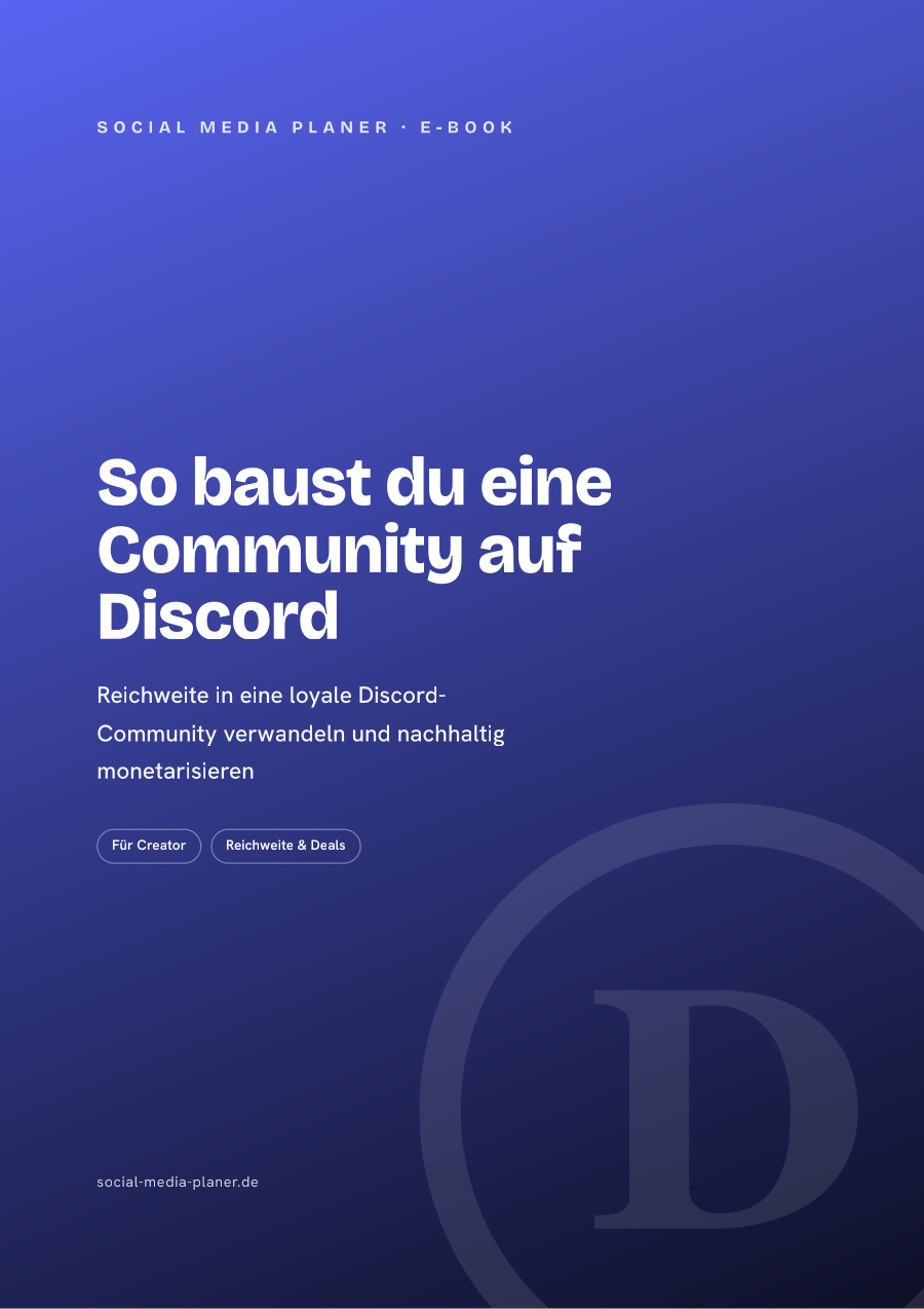 So baust du eine Community auf Discord – E-Book-Cover (Discord)