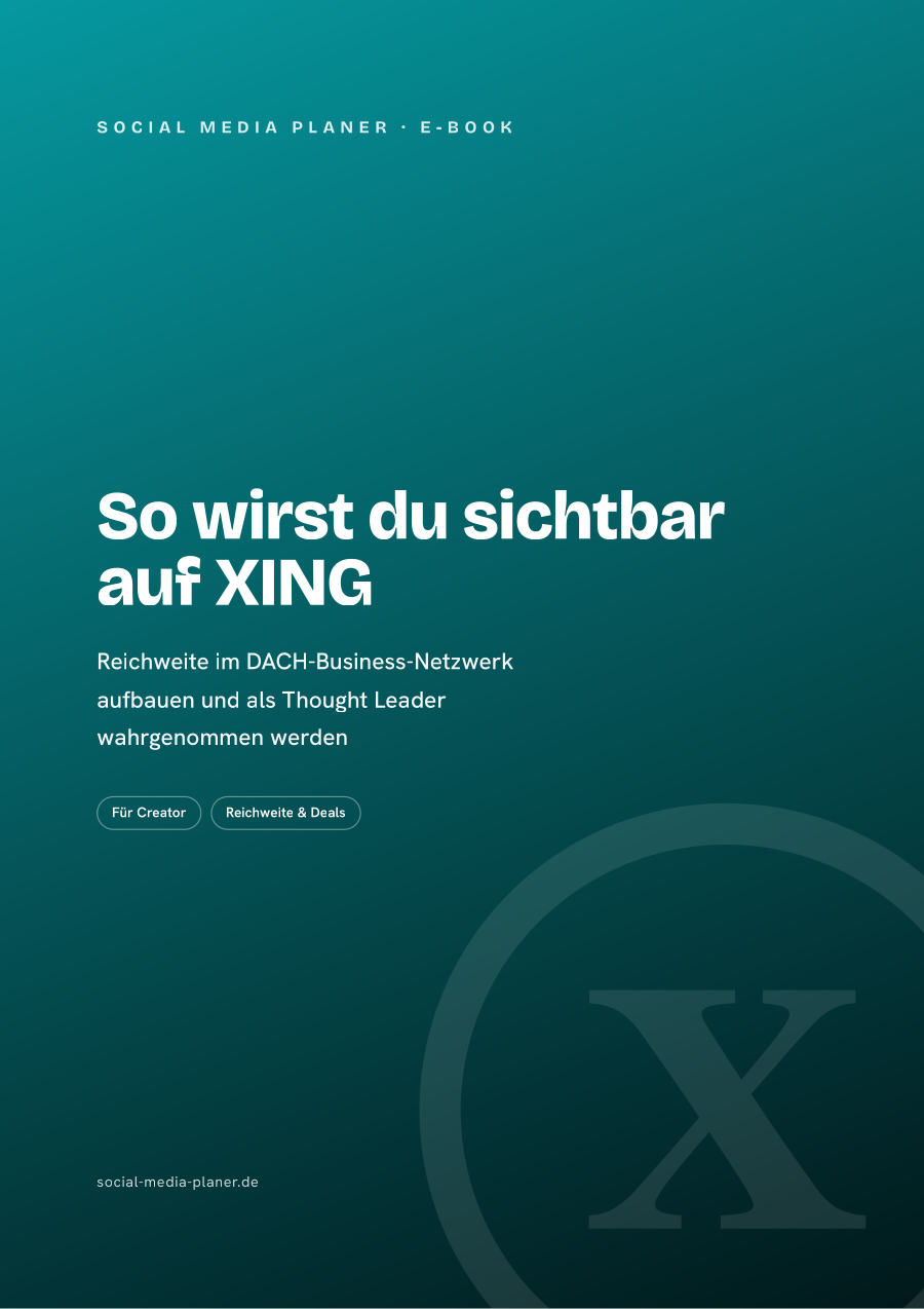 So wirst du sichtbar auf XING – E-Book-Cover (XING)